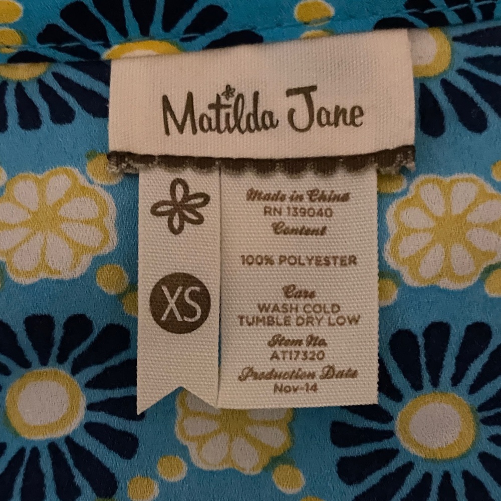 Matilda Jane women’s size XS blouse NWOT - Picture 2 of 16